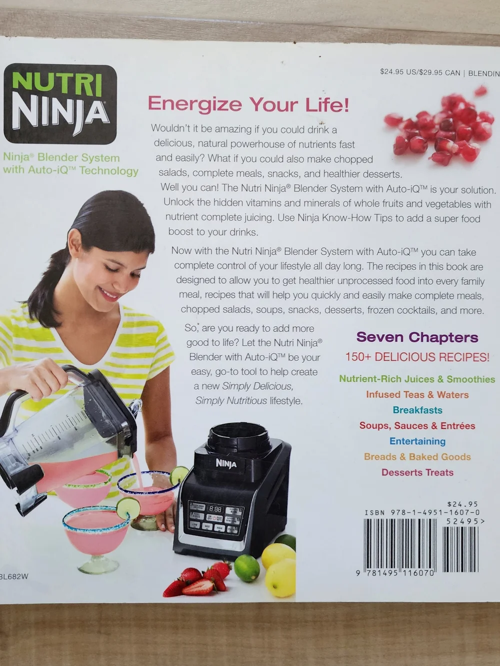 Nutri Ninja Blender System Recipe Book Nutritious Cookbook